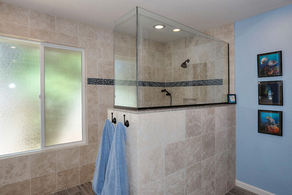 Residential Master Bath, Shower - Remodeling Project
